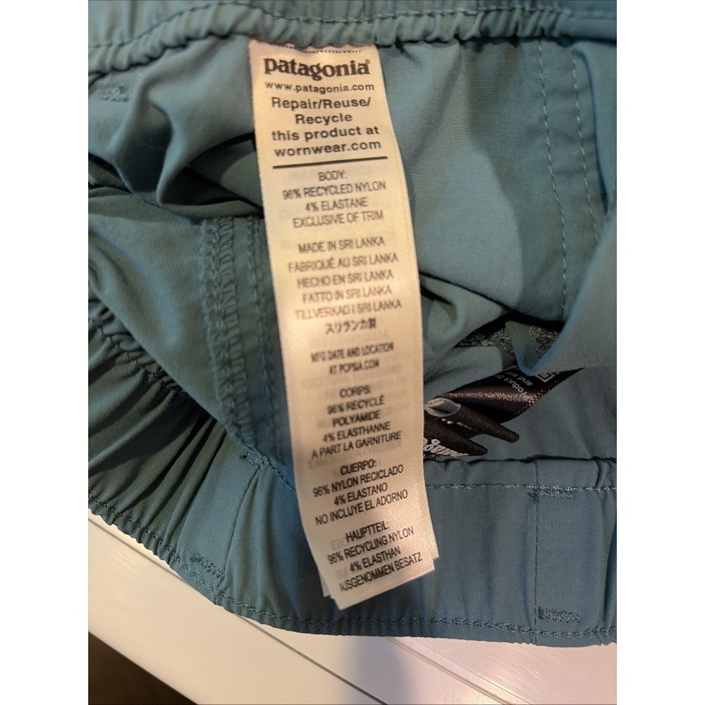 Patagonia Outdoor Everyday Shorts Wetland Blue Women's Size M - Picture 6 of 9